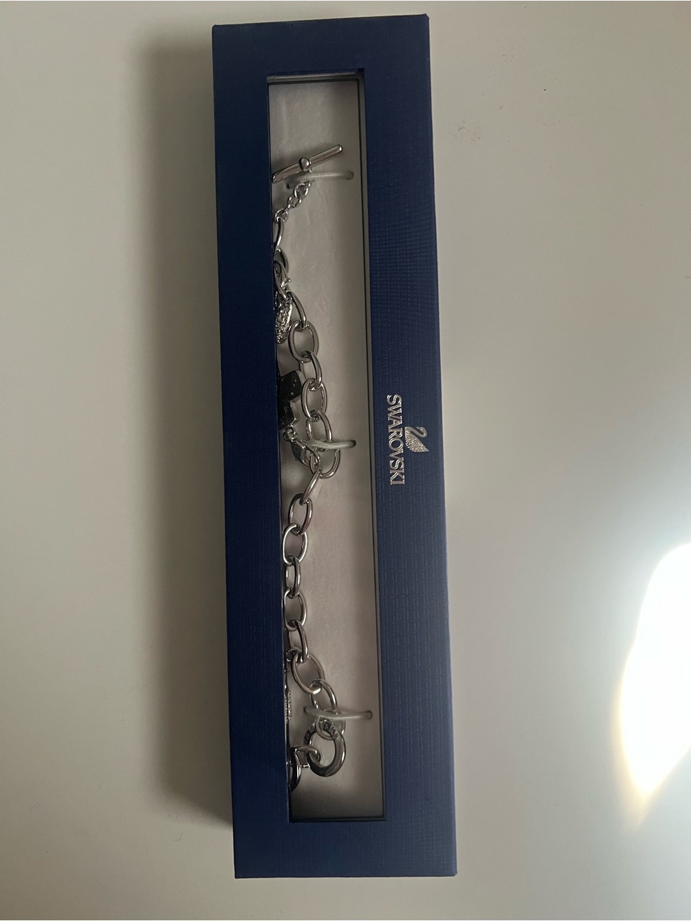 Swarovski bracelet with three chains